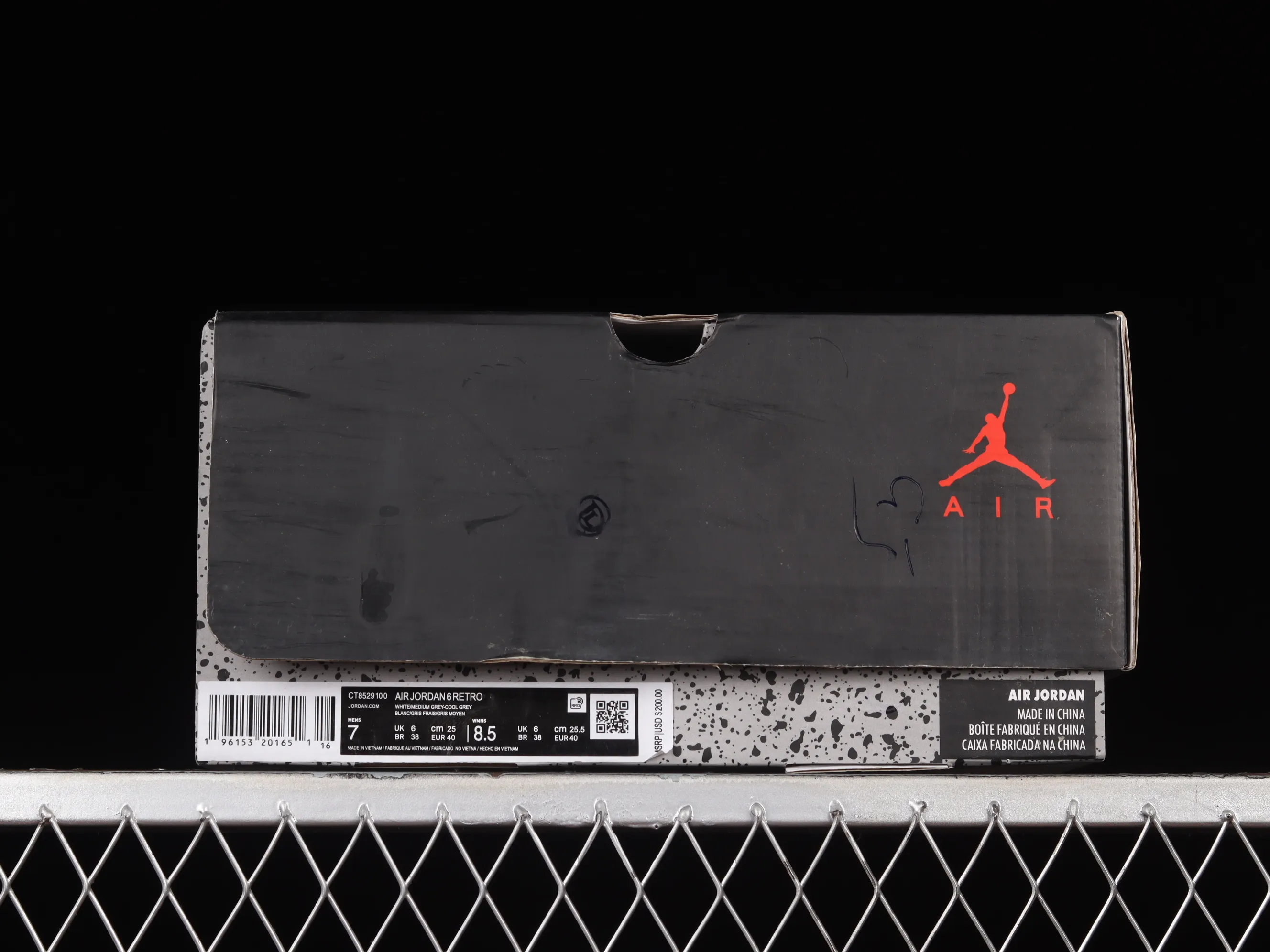 All categories Air Jordan Jordan series basketball shoes Air Jordan 6 G version Air Jordan 6 "Cool Grey" AJ6 Joe 6 cool gray CT8529-100